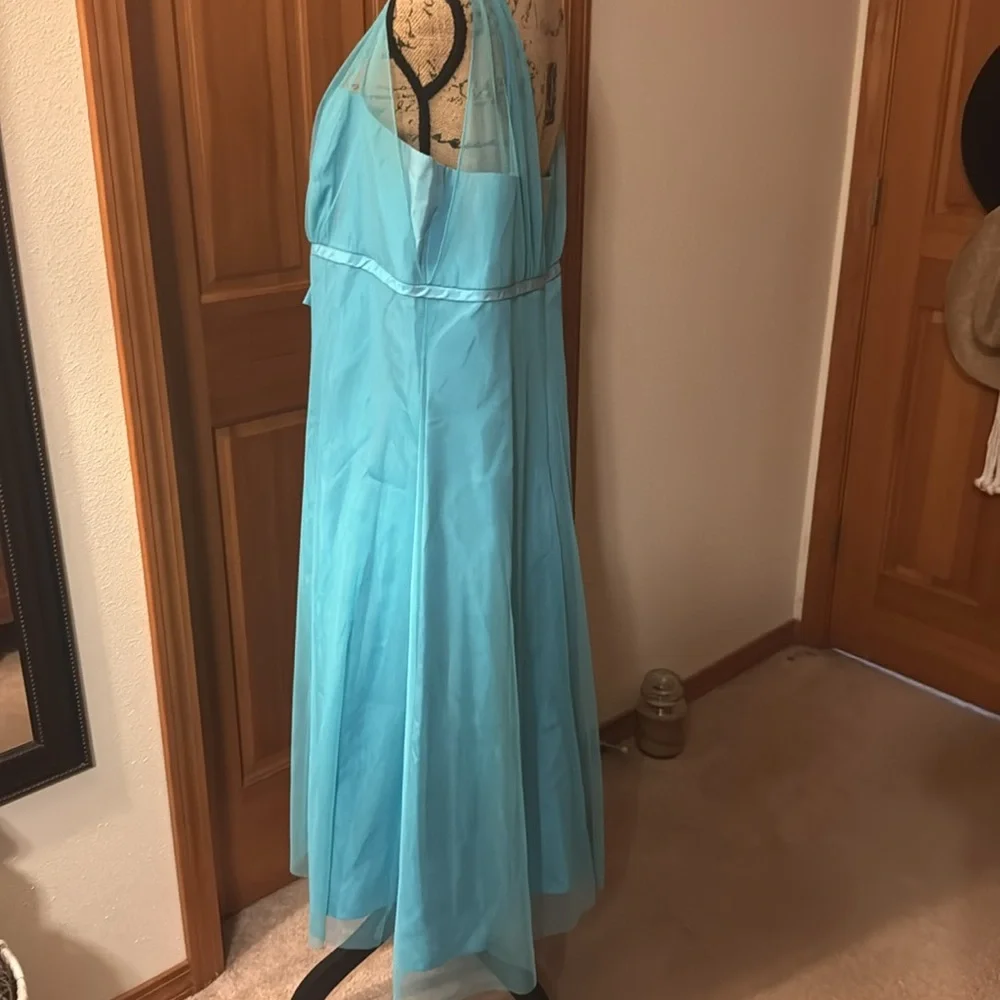 David’s Bridal🩵 teal dress like new - Picture 6 of 12